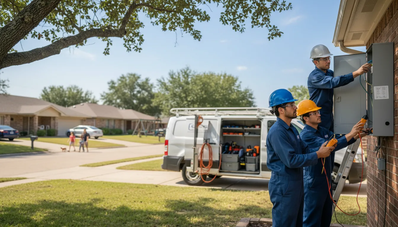 Certified electrician providing emergency electrical services in Sedan, KS